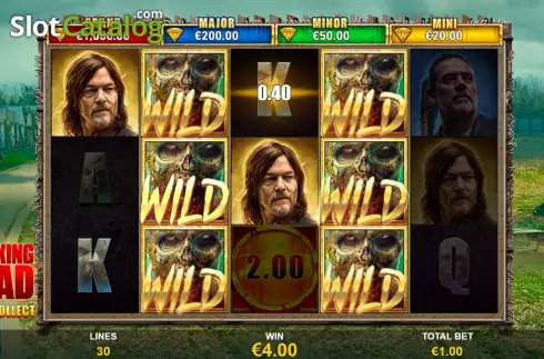 Οθόνη4. The Walking Dead Cash Collect Κουλοχέρης