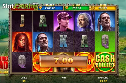 Οθόνη5. The Walking Dead Cash Collect Κουλοχέρης