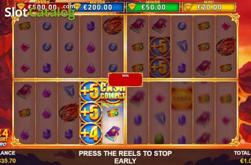 Οθόνη8. Fire 4: Cash Collect Quattro Κουλοχέρης