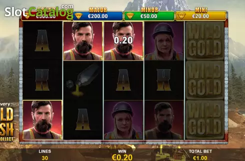 Οθόνη4. Gold Rush Cash Collect Κουλοχέρης 