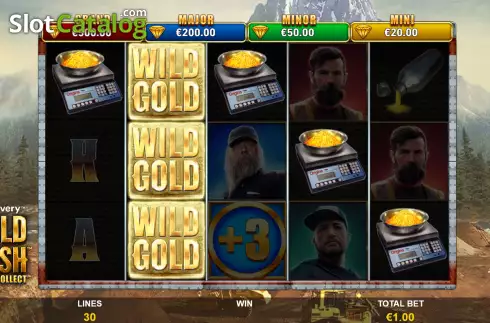 Οθόνη5. Gold Rush Cash Collect Κουλοχέρης 