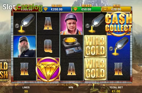 Οθόνη7. Gold Rush Cash Collect Κουλοχέρης 