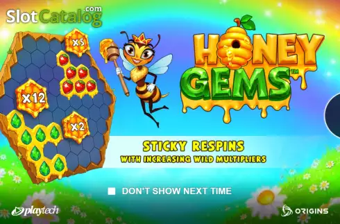 Οθόνη2. Honey Gems Κουλοχέρης