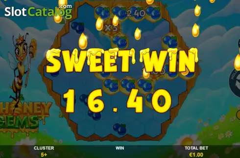 Οθόνη8. Honey Gems Κουλοχέρης