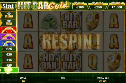 Οθόνη6. Hit Bar Gold Κουλοχέρης