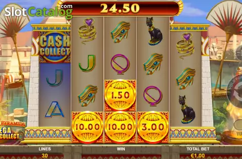 Οθόνη6. Mega Cash Collect: Queen of the Pyramids Κουλοχέρης