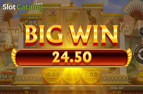 Οθόνη7. Mega Cash Collect: Queen of the Pyramids Κουλοχέρης