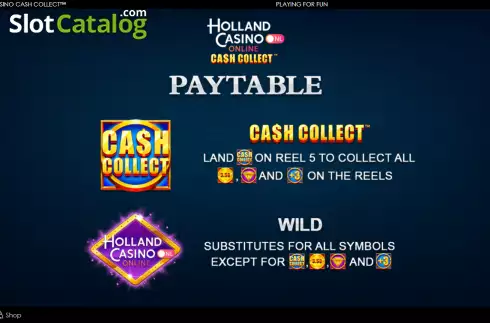 Οθόνη5. Holland Casino Cash Collect Κουλοχέρης 