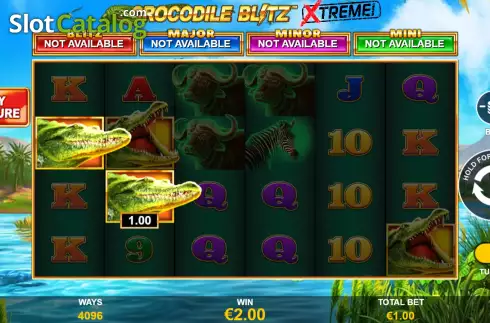 Οθόνη5. Crocodile Blitz Extreme Κουλοχέρης