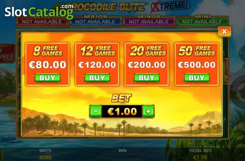 Οθόνη6. Crocodile Blitz Extreme Κουλοχέρης