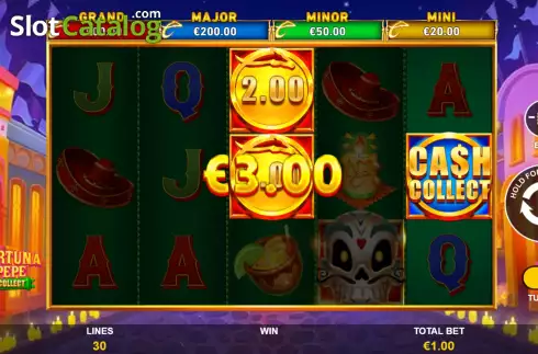 Οθόνη4. La Fortuna De Pepe: Cash Collect Κουλοχέρης