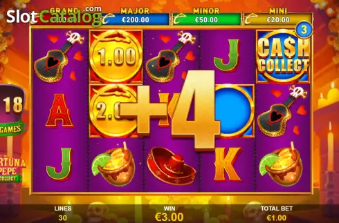 Οθόνη9. La Fortuna De Pepe: Cash Collect Κουλοχέρης