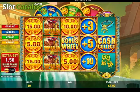 Οθόνη2. Azteca Cash Collect Κουλοχέρης