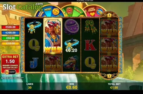 Οθόνη3. Azteca Cash Collect Κουλοχέρης