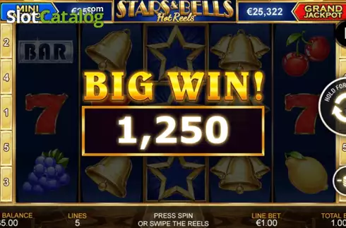 Οθόνη3. Stars&Bells Hot Reels Κουλοχέρης