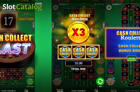 Οθόνη3. Cash Collect Roulette Κουλοχέρης
