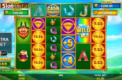 Οθόνη2. Leprechaun’s Luck Cash Collect MegaWays Christmas Κουλοχέρης