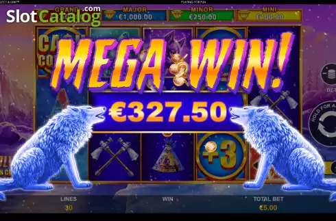 Οθόνη8. Wolves! Cash Collect & Link Κουλοχέρης