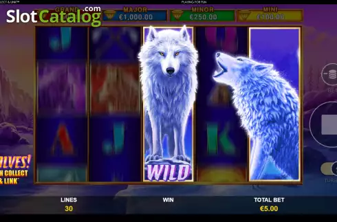 Οθόνη9. Wolves! Cash Collect & Link Κουλοχέρης