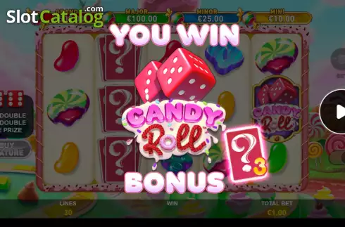 Οθόνη7. Candy Roll Κουλοχέρης