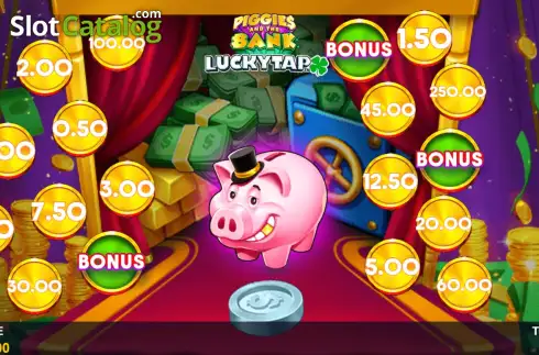 Οθόνη2. Piggies And The Bank: Lucky Tap Κουλοχέρης