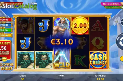 Οθόνη4. Age Of The Gods Cash Collect Κουλοχέρης