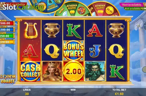 Οθόνη6. Age Of The Gods Cash Collect Κουλοχέρης