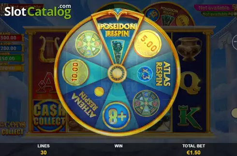 Οθόνη7. Age Of The Gods Cash Collect Κουλοχέρης