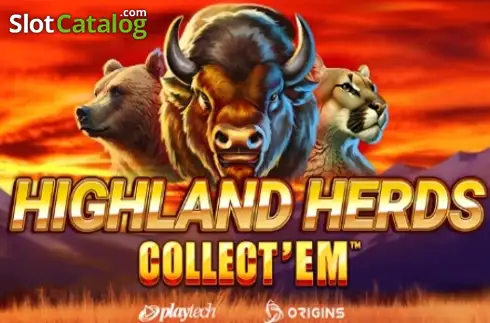 Highland Herds Collect' Em Λογότυπο Highland Herds Collect' Em Λογότυπο