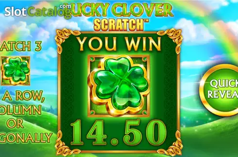 Οθόνη3. Lucky Clover Scratch Κουλοχέρης
