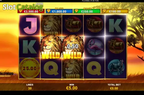 Οθόνη3. Hollywood Bets: Cash Collect Κουλοχέρης