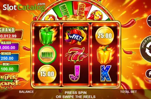 Οθόνη2. Triple Money Jackpot Spicy Κουλοχέρης