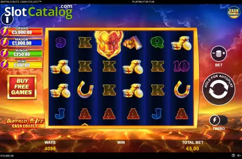 Οθόνη2. Buffalo Blitz Cash Collect Κουλοχέρης