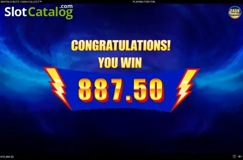 Οθόνη3. Buffalo Blitz Cash Collect Κουλοχέρης