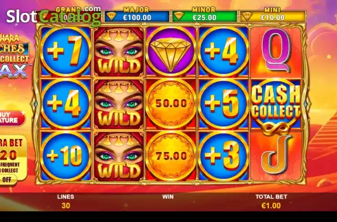 Οθόνη2. Sahara Riches Cash Collect Max Κουλοχέρης
