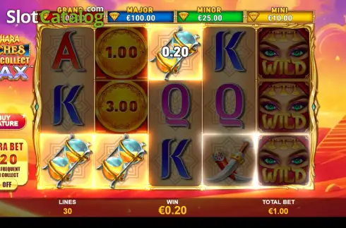 Οθόνη3. Sahara Riches Cash Collect Max Κουλοχέρης