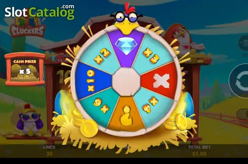 Οθόνη9. 4 Crazy Cluckers Κουλοχέρης