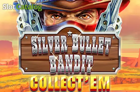 Silver Bullet Bandit Collect' Em Λογότυπο Silver Bullet Bandit Collect' Em Λογότυπο