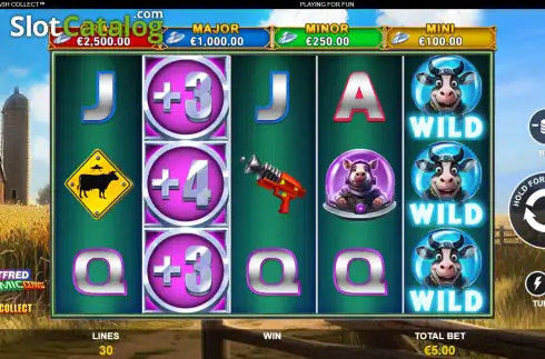 Οθόνη2. Cosmic Cows: Cash Collect Κουλοχέρης