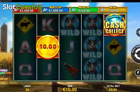 Οθόνη3. Cosmic Cows: Cash Collect Κουλοχέρης