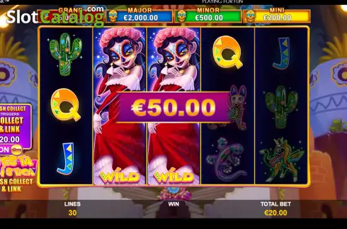 Οθόνη3. Fiesta Mistica: Cash Collect & Link Κουλοχέρης