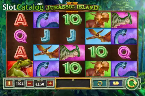Οθόνη3. Jurassic Island 2 Κουλοχέρης