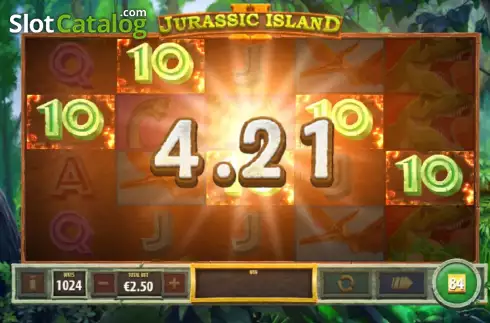 Οθόνη4. Jurassic Island 2 Κουλοχέρης
