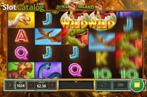 Οθόνη8. Jurassic Island 2 Κουλοχέρης