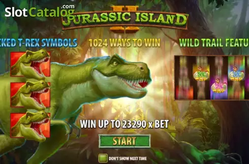 Οθόνη2. Jurassic Island 2 Κουλοχέρης