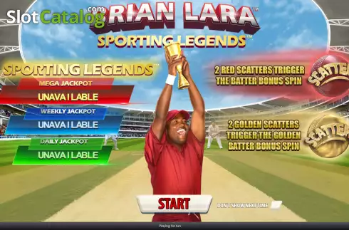 Οθόνη2. Brian Lara Sporting Legends Κουλοχέρης