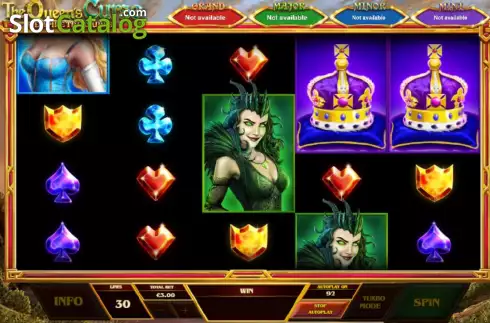 Οθόνη3. The Queen's Curse Empire Treasures Κουλοχέρης 