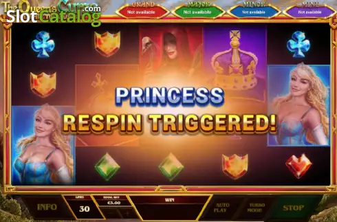 Οθόνη7. The Queen's Curse Empire Treasures Κουλοχέρης 