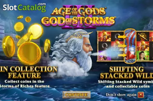 Οθόνη2. Age of the Gods: God of Storms 3 Κουλοχέρης
