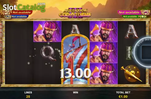 Οθόνη6. Age of the Gods: God of Storms 3 Κουλοχέρης
